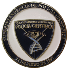 PBA-336 Moneda Policia Cientifica