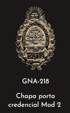 GNA 218 - CHAPA PORTA CREDENCIAL MOD 2