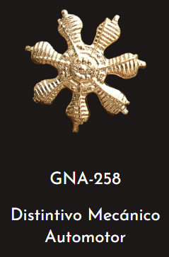 GNA 258 - DISTINTIVO MECANICO AUTOMOTOR