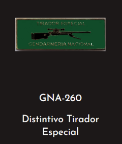 GNA 260 - DISTINTIVO TIRADOR ESPECIAL