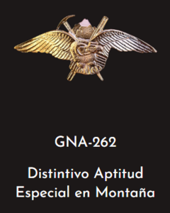 GNA 262 - DISTINTIVO APTITUD ESPECIAL EN MONTAÑA