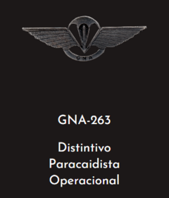 GNA 263 - DISTINTIVO PARACAIDISTA OPERACIONAL