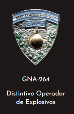 GNA 264 - DISTINTIVO OPERADOR DE EXPLOSIVOS