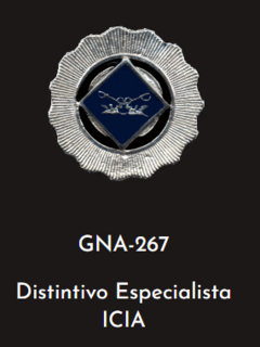 GNA 267 - DISTINTIVO ESPECIALISTA ICIA