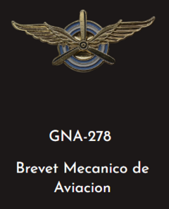 GNA 278 - BREVET MECANICO DE AVIACION