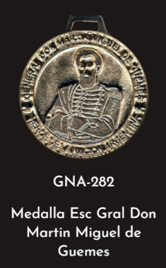 GNA 282 - MEDALLA ESC GRL D MARTIN MIGUEL DE GUEMES