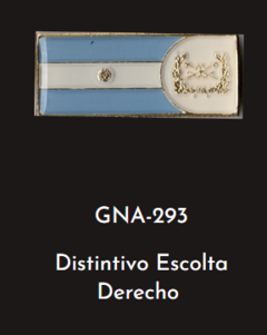 GNA 293 - DISTINTIVO ESCOLTA DERECHO