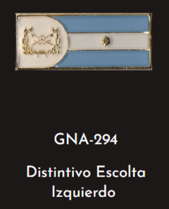 GNA 294 - DISTINTIVO ESCOLTA IZQUIERDO