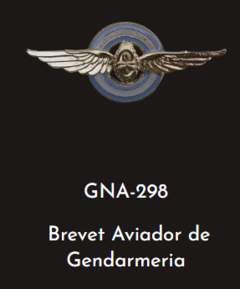 GNA 298 - BREVET AVIADOR DE GENDARMERIA