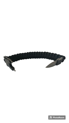 PULSERA SOGA SUPERVIVENCIA CON CUCHILLO OCULTO (0840-1) - tienda online