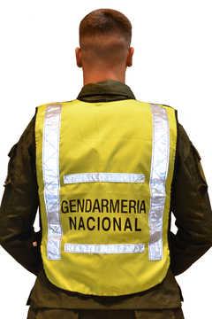 CHALECO GENDARMERIA NACIONAL ARGENTINA BABERO VIAL AMARILLO - comprar online