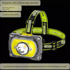 LINTERNA MINERA RECARGABLE SL16 5 NIVELES DE LUZ RESISTENCIA DE AGUA - comprar online