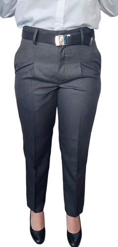 PANTALON SOCIAL GRIS TOPO PSA