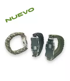 PULSERA SOGA SUPERVIVENCIA CON CUCHILLO OCULTO (0840-1) en internet