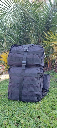 MOCHILA 55 LITROS MOLLE NEGRO