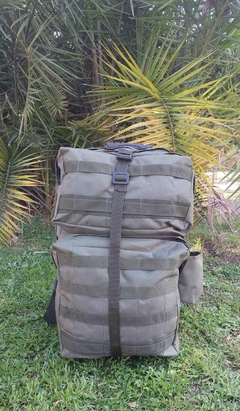 MOCHILA 55 LITROS MOLLE VERDE