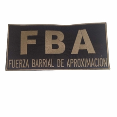 EMBLEMA CARTEL FBA - FUERZA BARRIAL DE APROXIMACION