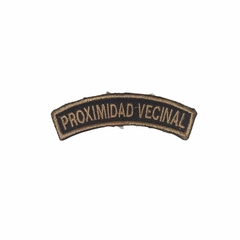 EMBLEMA SEMI CIRCULAR / OBLEA PROXIMIDAD VECINAL - FBA