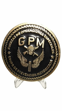 ¡OFERTA! MONEDA PROTOCOLAR GPM Y ATRIL + FUNDA DE REGALO ¡STOCK LIMITADO!