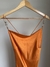 Vestido naranja espalda descubierta - tienda online