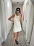 Vestido mini blanco Zara