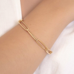 PULSEIRA COM ELOS OVAIS GRANDES FINOS (017701) - comprar online