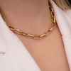 CHOKER DE ELOS OVAIS GROSSOS M (017746)