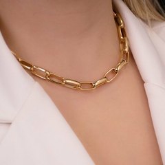 CHOKER DE ELOS OVAIS GROSSOS M (017746)