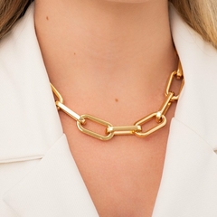 CHOKER ELOS GROSSOS COM FIO QUADRADO (016397) - comprar online