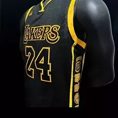 Camisa LAKERS Kobe#24 2023/2024 Preta com Amarelo - 10 Outlet Imports