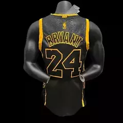 Camisa LAKERS Kobe#24 2023/2024 Preta com Amarelo - comprar online