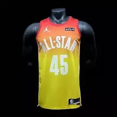 CAMISA ALL STAR MITHCELL#45 LARANJA AMARELA 2022