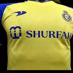 Camisa Al Nassr Home 2022/2023 Torcedor Masculina - Amarelo na internet