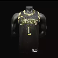 CAMISA LAKERS PRETA RUSSELL #1 2022/2023