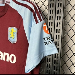 Camisa Aston Villa 2024/2025 masculina adidas na internet