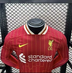 Camisa Liverpool 2024/2025 Home Masculina Manga Longa. na internet