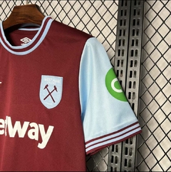 Camisa West Ham 2024/2025 Masculina Home Umbro - 10 Outlet Imports