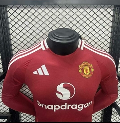 Camisa Manchester United 2024/2025 Manga Longa Masculina Adidas na internet