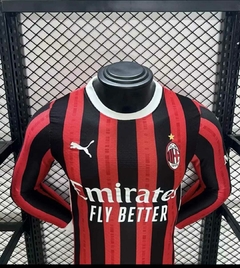 Camisa Milan 2024/2025 Home Masculina Manga Longa na internet