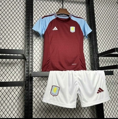 Kit Infantil Aston Villa 2024/2025 Adidas na internet