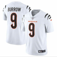 Camisa Cincinnati Bengals Burrow 9 Game Masculina Branca