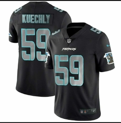 Camisa NFL Carolina Panthers Kuechly 59 Preta