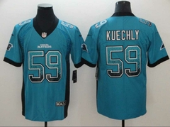 Camisa NFL Carolina Panthers Kuechly 59 Azul na internet