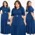 Vestido de Festa Longo Plus Size Luxo Evangelico Com Cinto Tamanho Grande - loja online