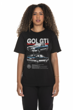 CAMISETA KOROVA VINTONE GOL GTI PRETA - Korova