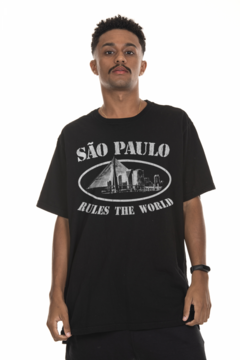 CAMISETA KOROVA SAO PAULO CORTEIZ PRETA - loja online