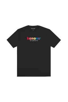 CAMISETA KOROVA RAINBOW PRETA