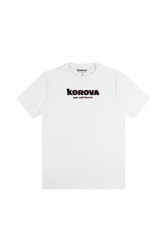 CAMISETA KOROVA GLITCH BRANCA