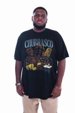 CAMISETA KOROVA VINTONE CHURRASCO PRETA - comprar online