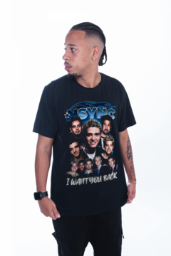 CAMISETA KOROVA N'SYNC 90s PRETA - comprar online